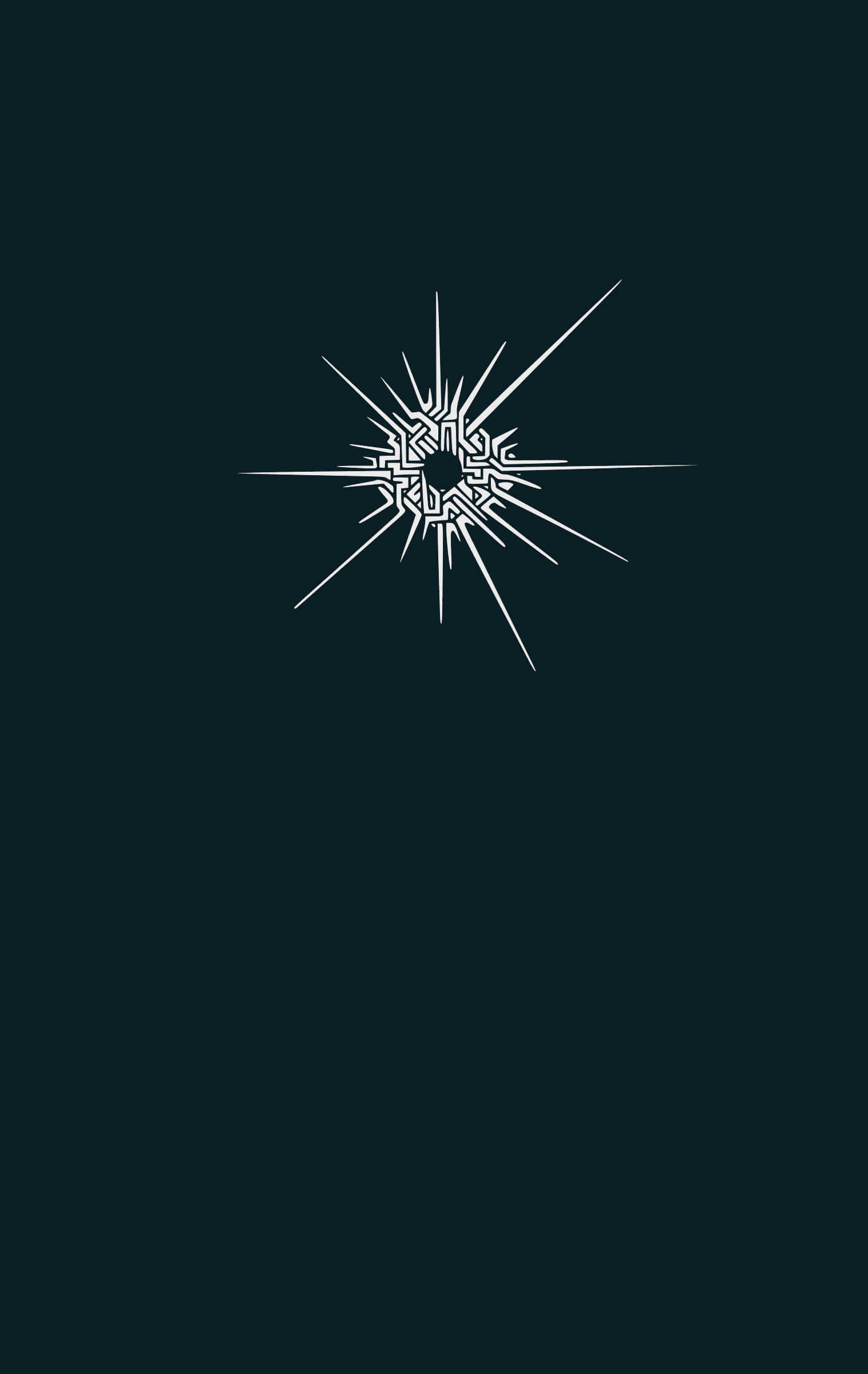 Outer Wilds, white geometric starburst, intricate inner patterns, Full HD Phone Wallpaper