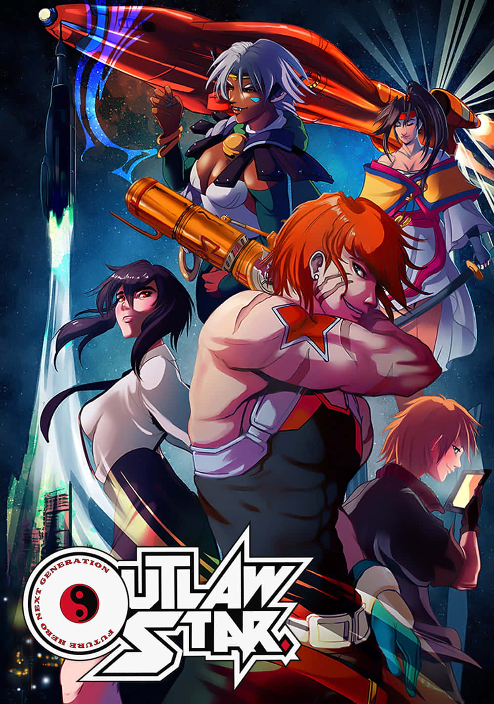 Outlaw Star, space gear, rocket, HD Phone Wallpaper