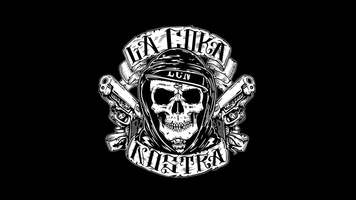 Outlaw, skull, hoodie, SD Desktop Wallpaper