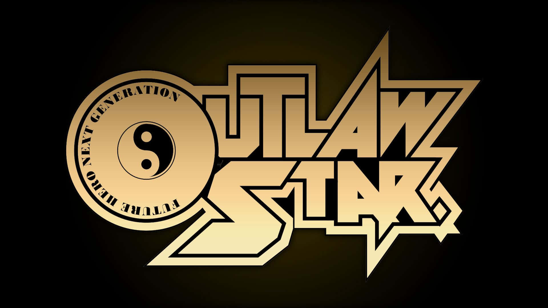 Outlaw Stars, gold, yin yang emblem, Full HD Desktop Wallpaper