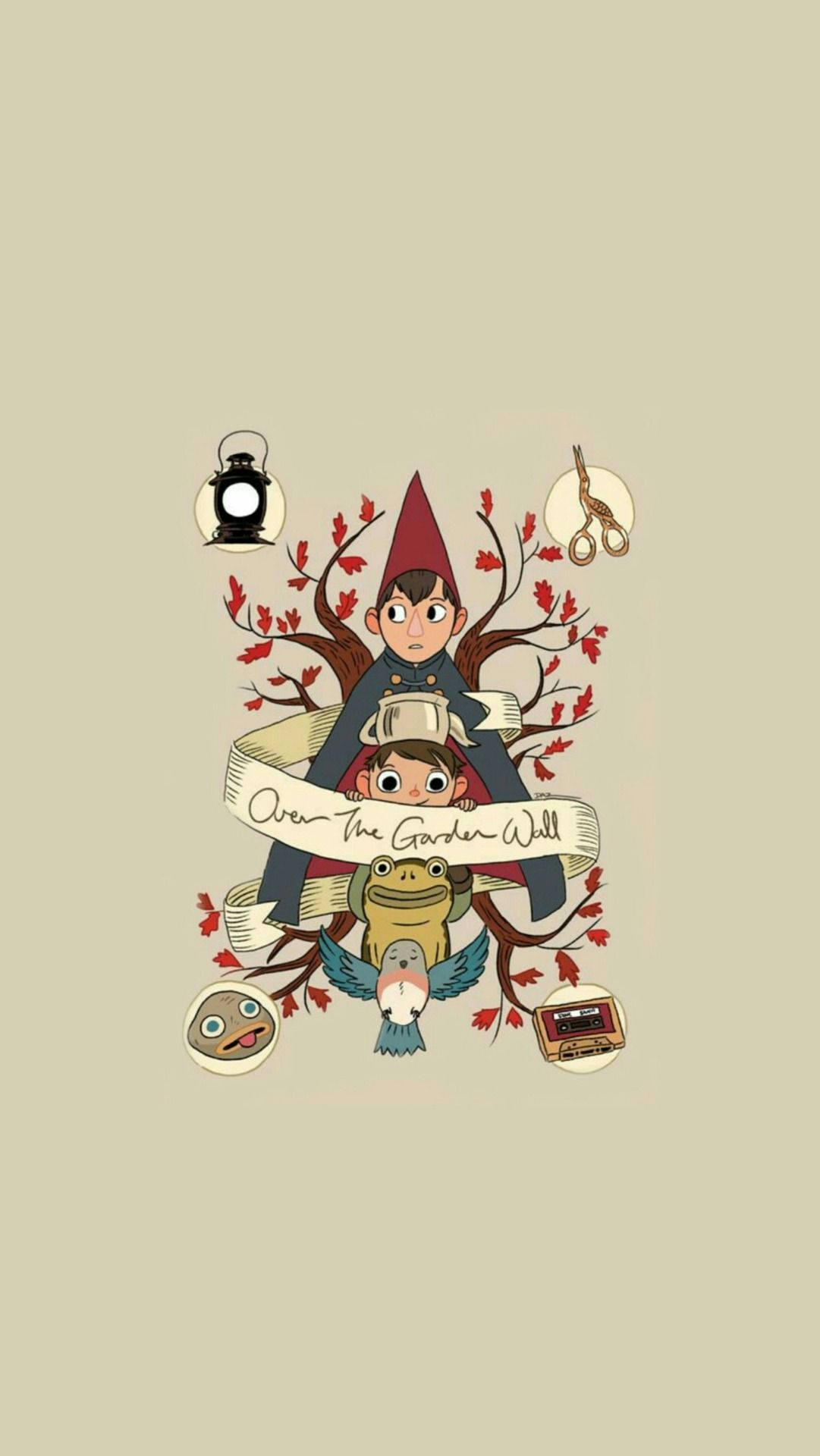 Over the Garden Wall, children, frog, Full HD Phone Wallpaper