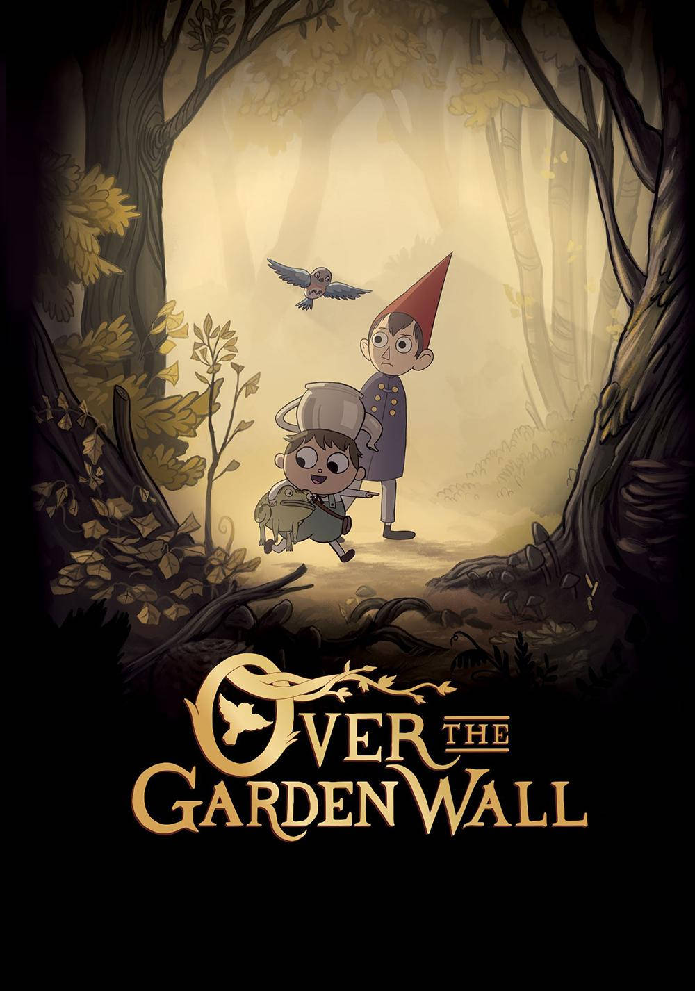 Over the garden wall, mystical forest, animated children, HD Phone Wallpaper