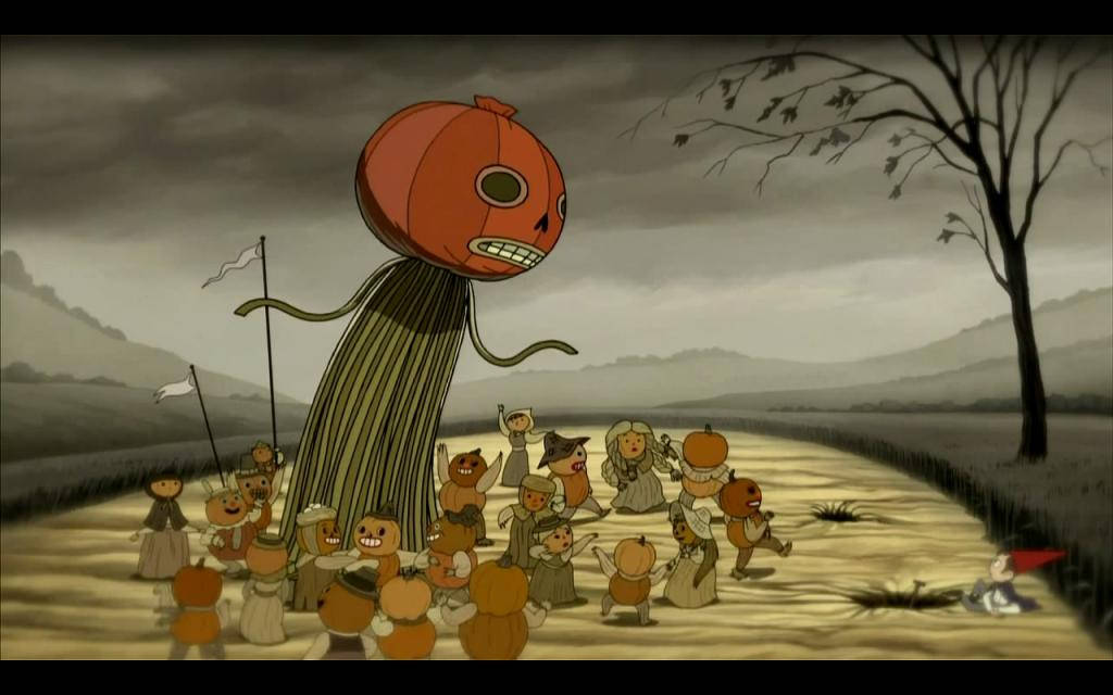 Over the Garden Wall, pumpkin-headed creature, pumpkin-headed figures, SD Desktop Wallpaper