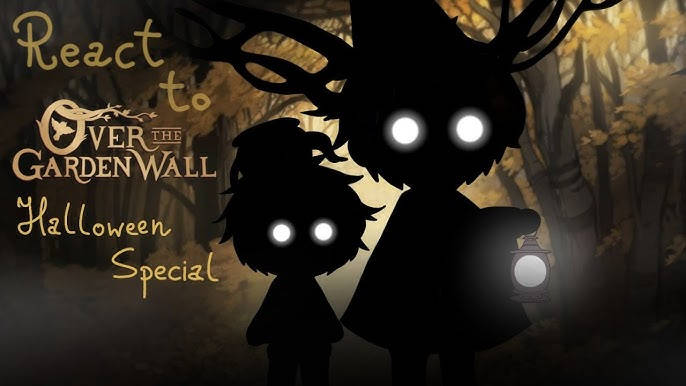 Over the Garden Wall, Halloween Poster, glowing-eyed silhouetted figures, SD Desktop Wallpaper
