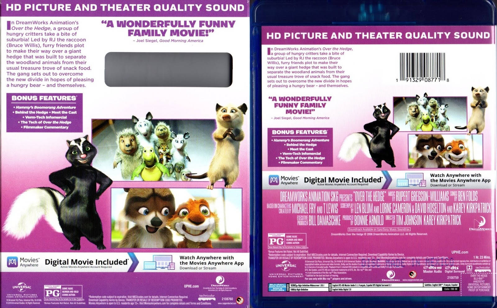 Over The Hedge, dvd poster, raccoon, HD Desktop Wallpaper