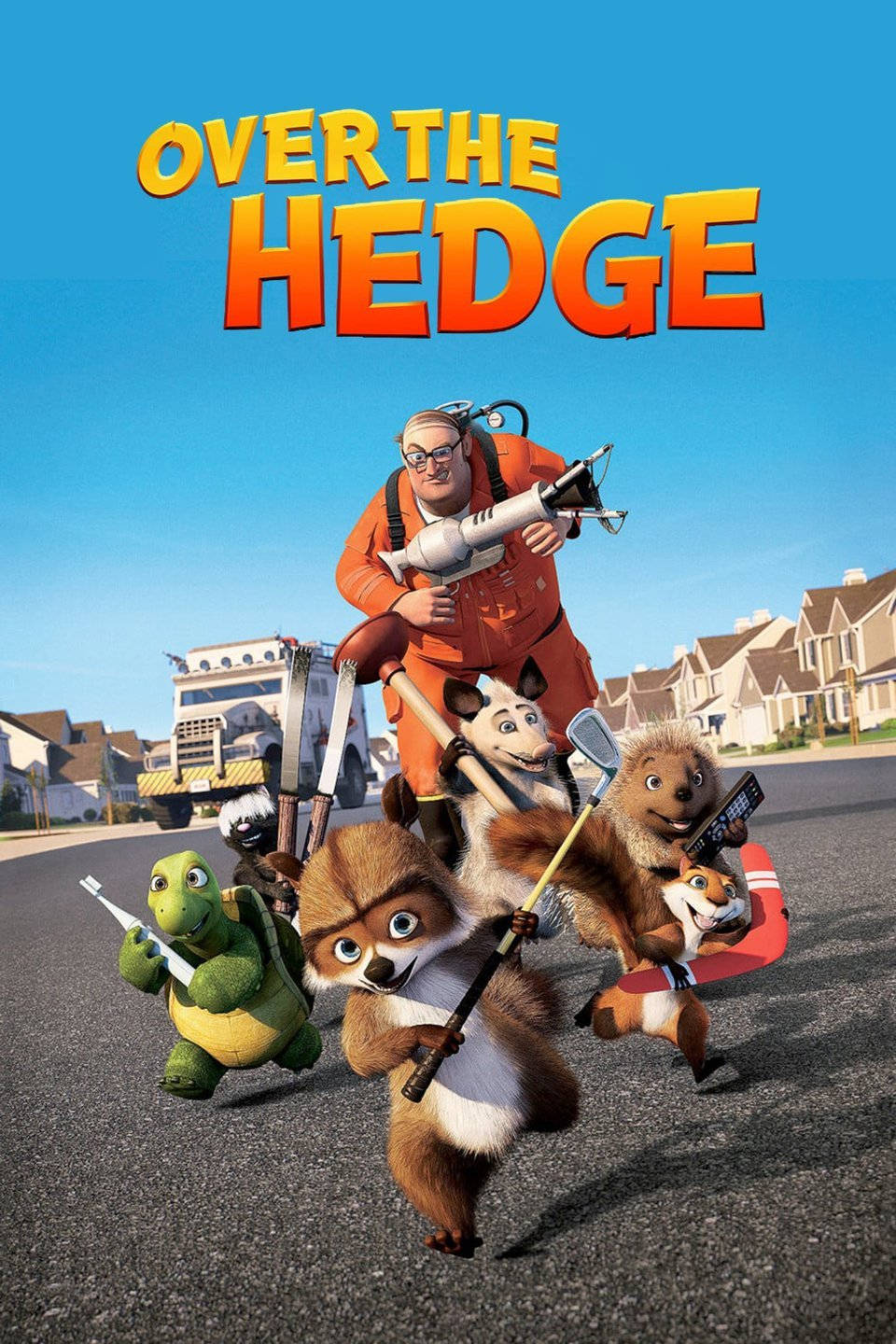 Over The Hedge, characters, tools, HD Phone Wallpaper