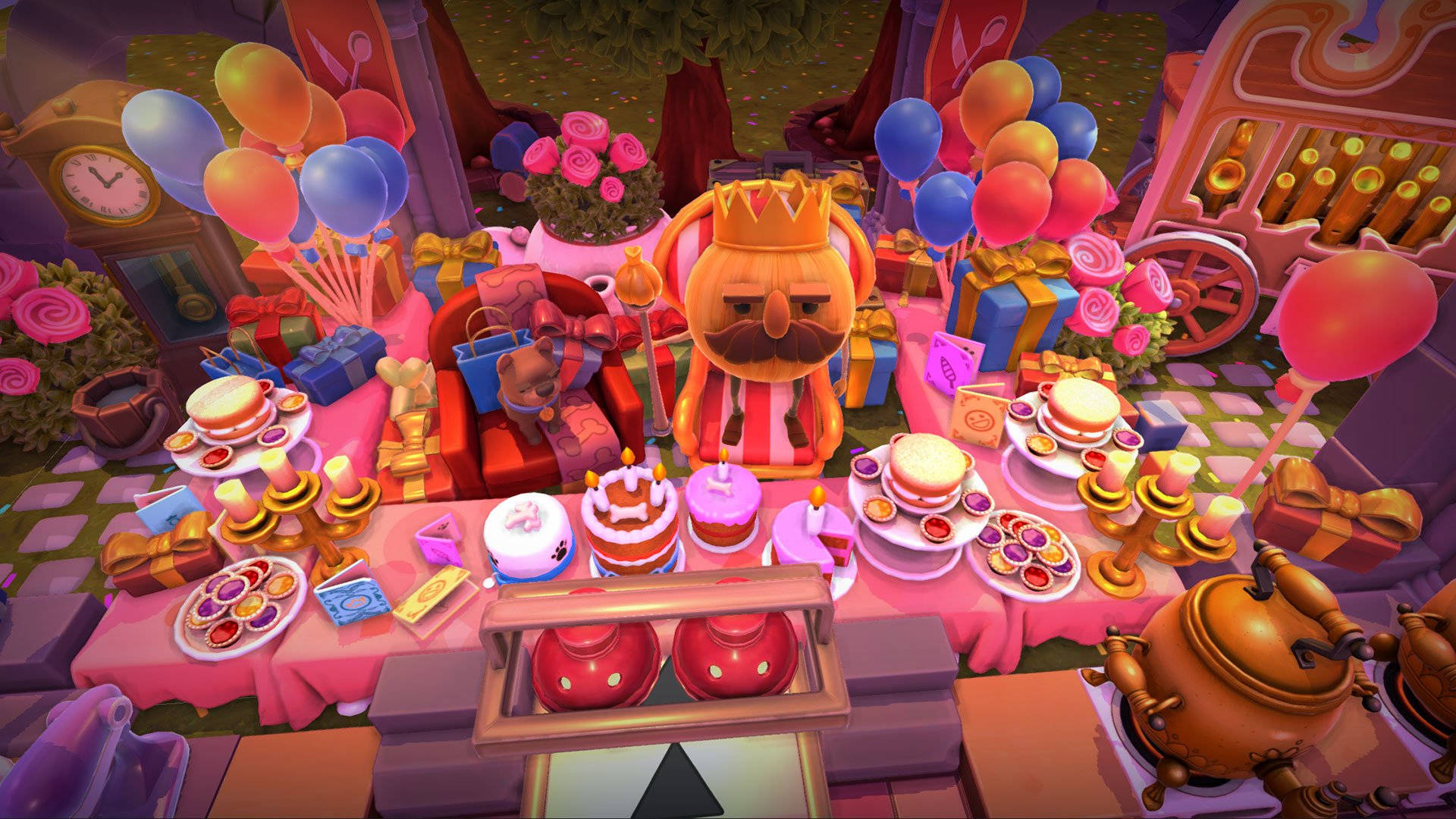 Overcooked, birthday party, pink-themed, Full HD Desktop Wallpaper