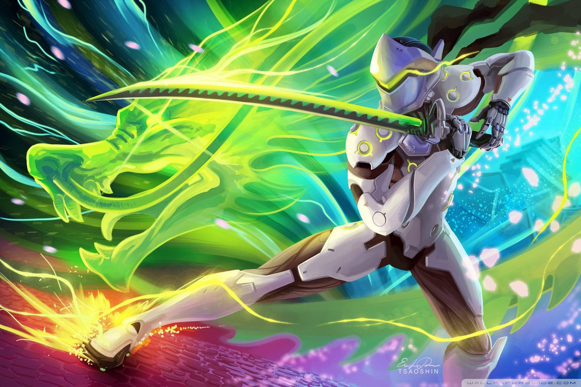 Overwatch 2, futuristic warrior, white armor, Full HD Desktop Wallpaper