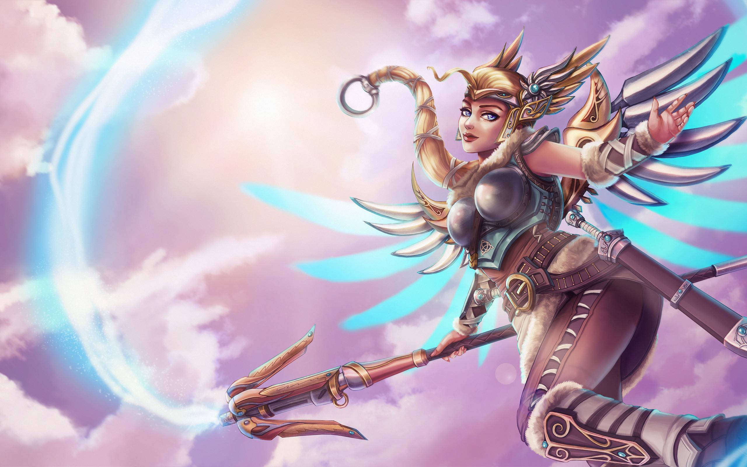Overwatch 2, female, feathered wings, 2K Desktop Wallpaper
