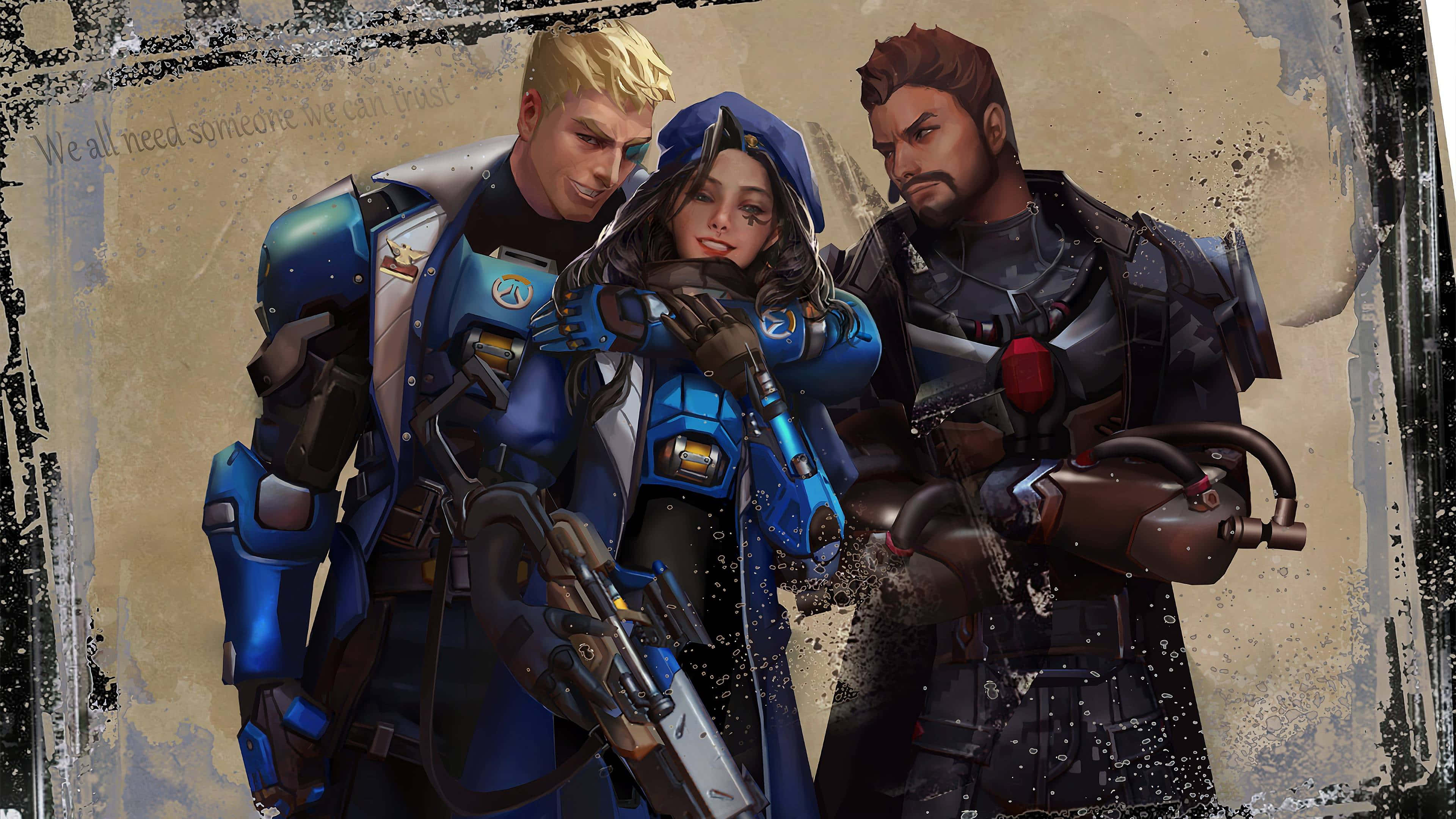 Overwatch, Ana, 3840 x 2160, 4K Desktop Wallpaper