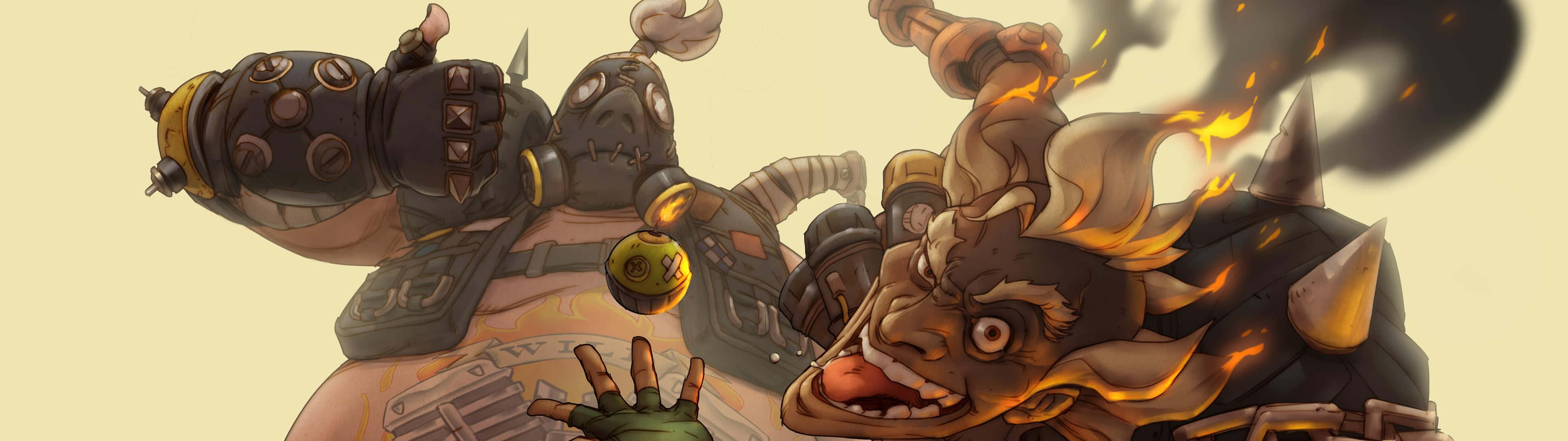 Overwatch Dual, demonic creature, horns, 4K Desktop Wallpaper