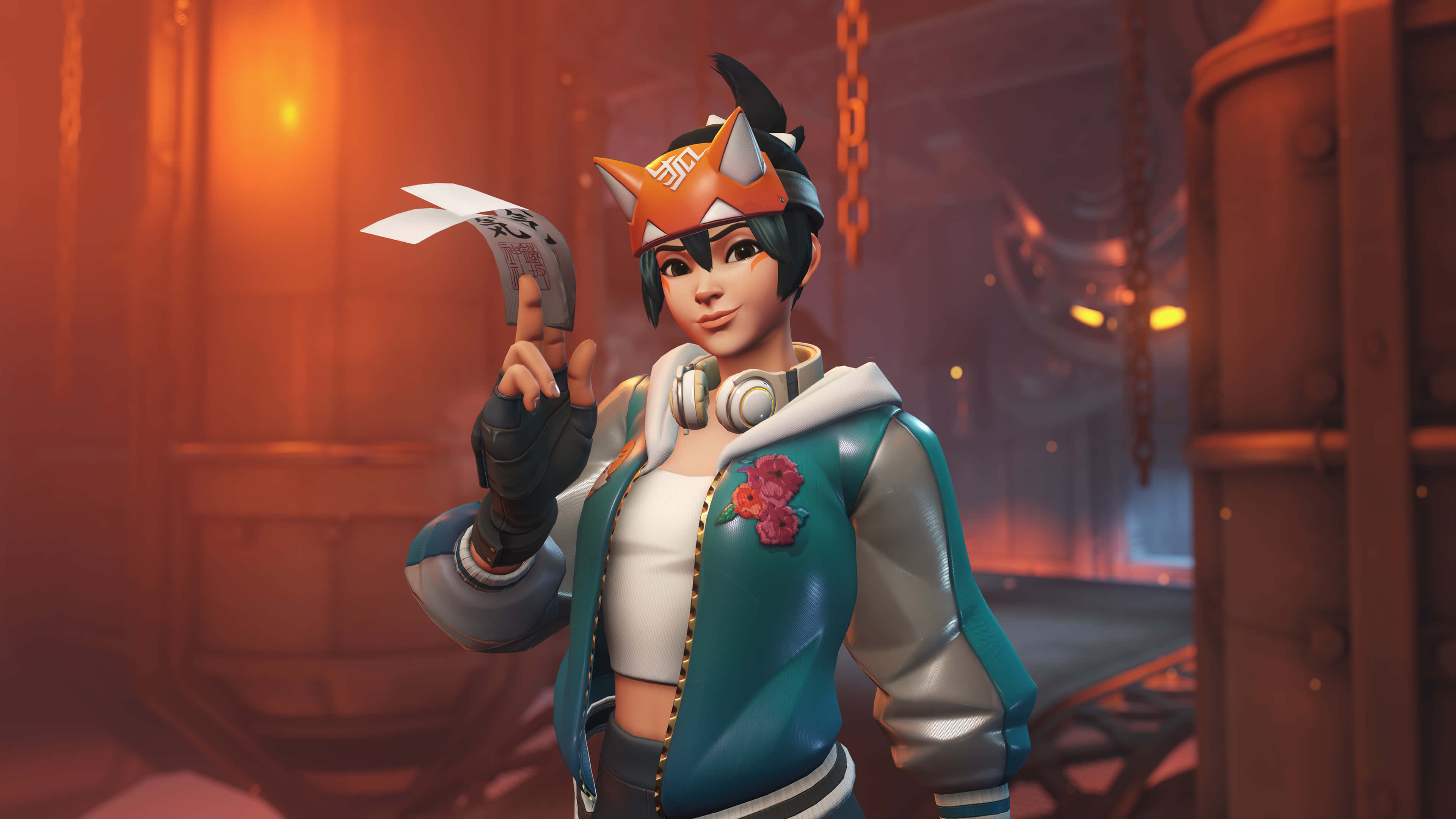 Overwatch Heroes, anime character, fox ears, 4K Desktop Wallpaper