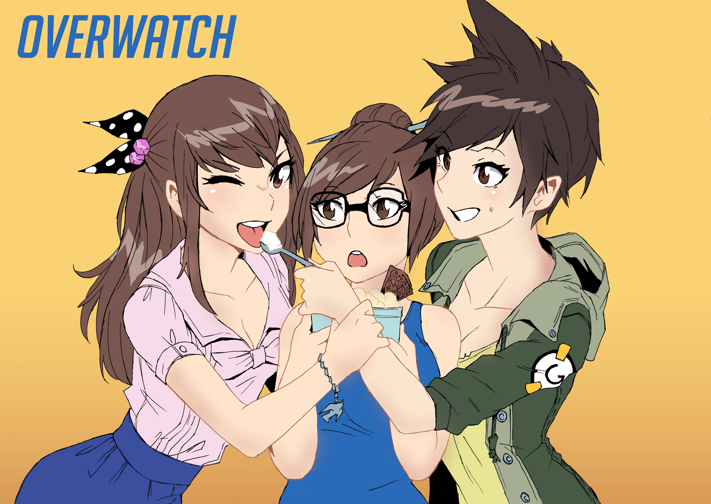 Overwatch, high resolution 4K, ice cream, 2K Desktop Wallpaper