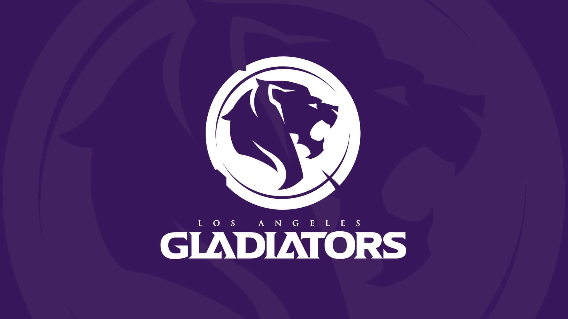 Overwatch League, white gladiator logo, roaring lion head, Full HD Desktop Wallpaper
