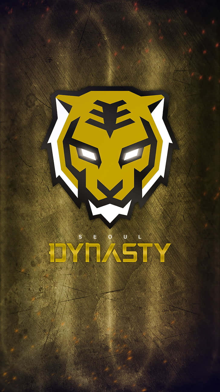 Overwatch League, yellow tiger head logo, glowing eyes, HD Phone Wallpaper