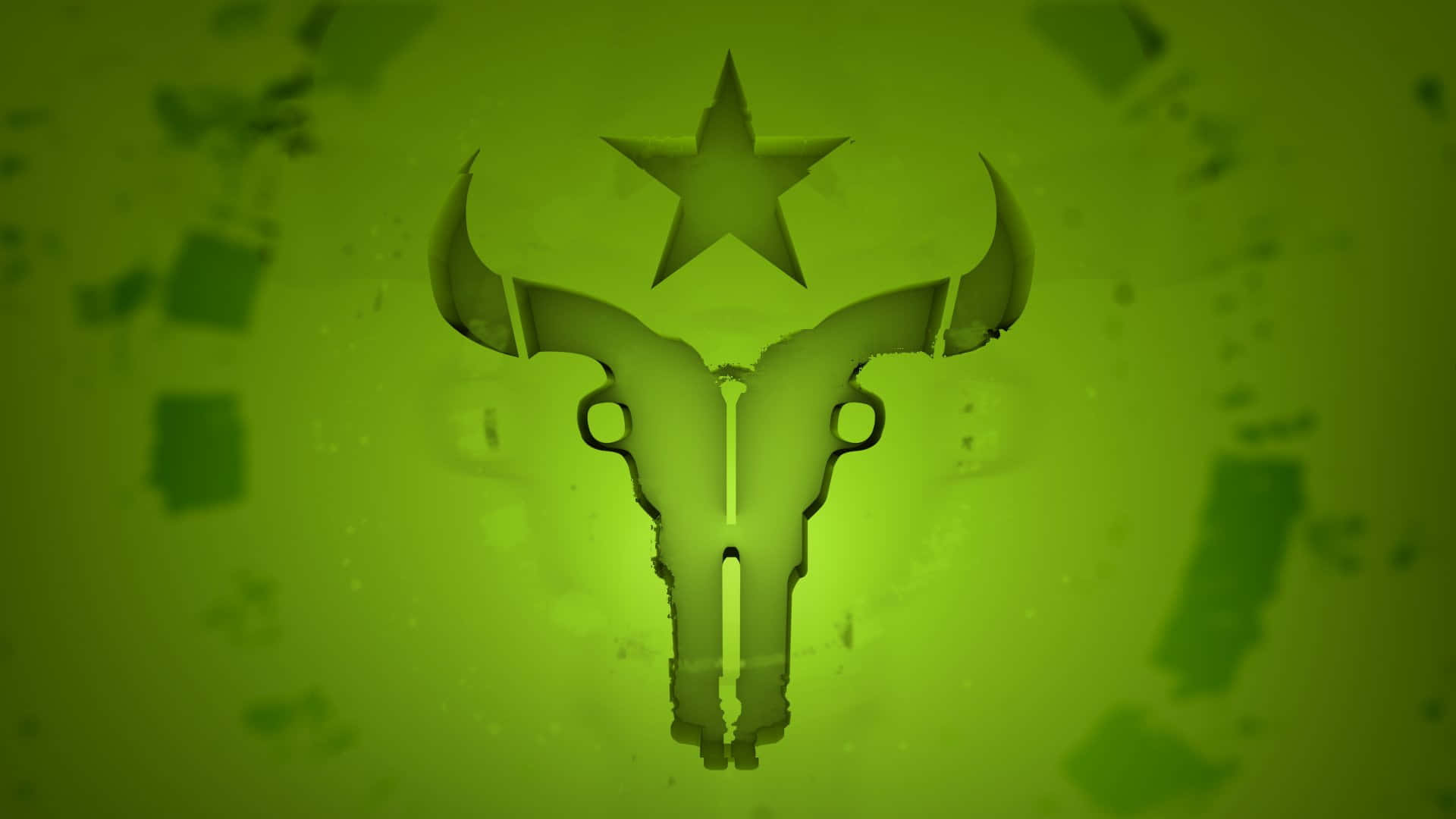 Overwatch League, bull skull, horns, Full HD Desktop Wallpaper