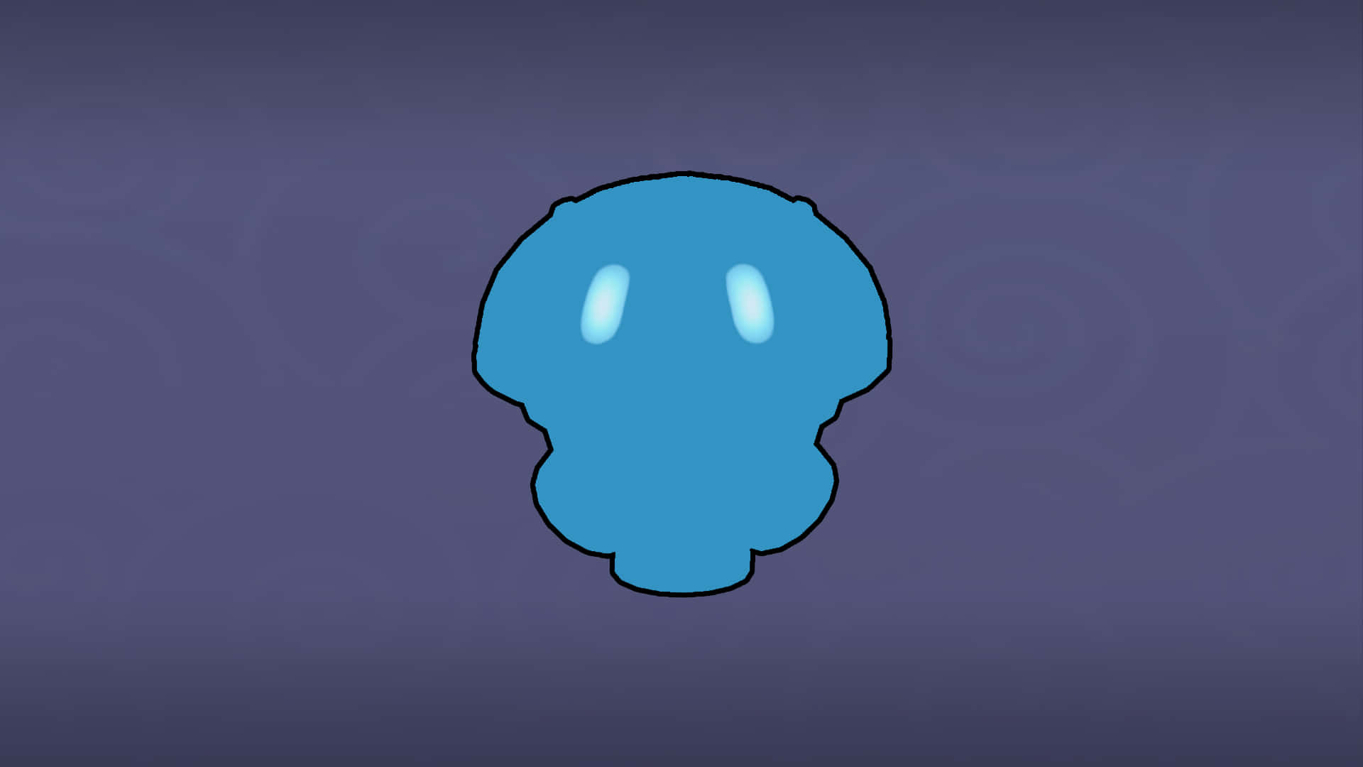 Overwatch Minimalist, glowing blue, cartoonish creature, Full HD Desktop Wallpaper