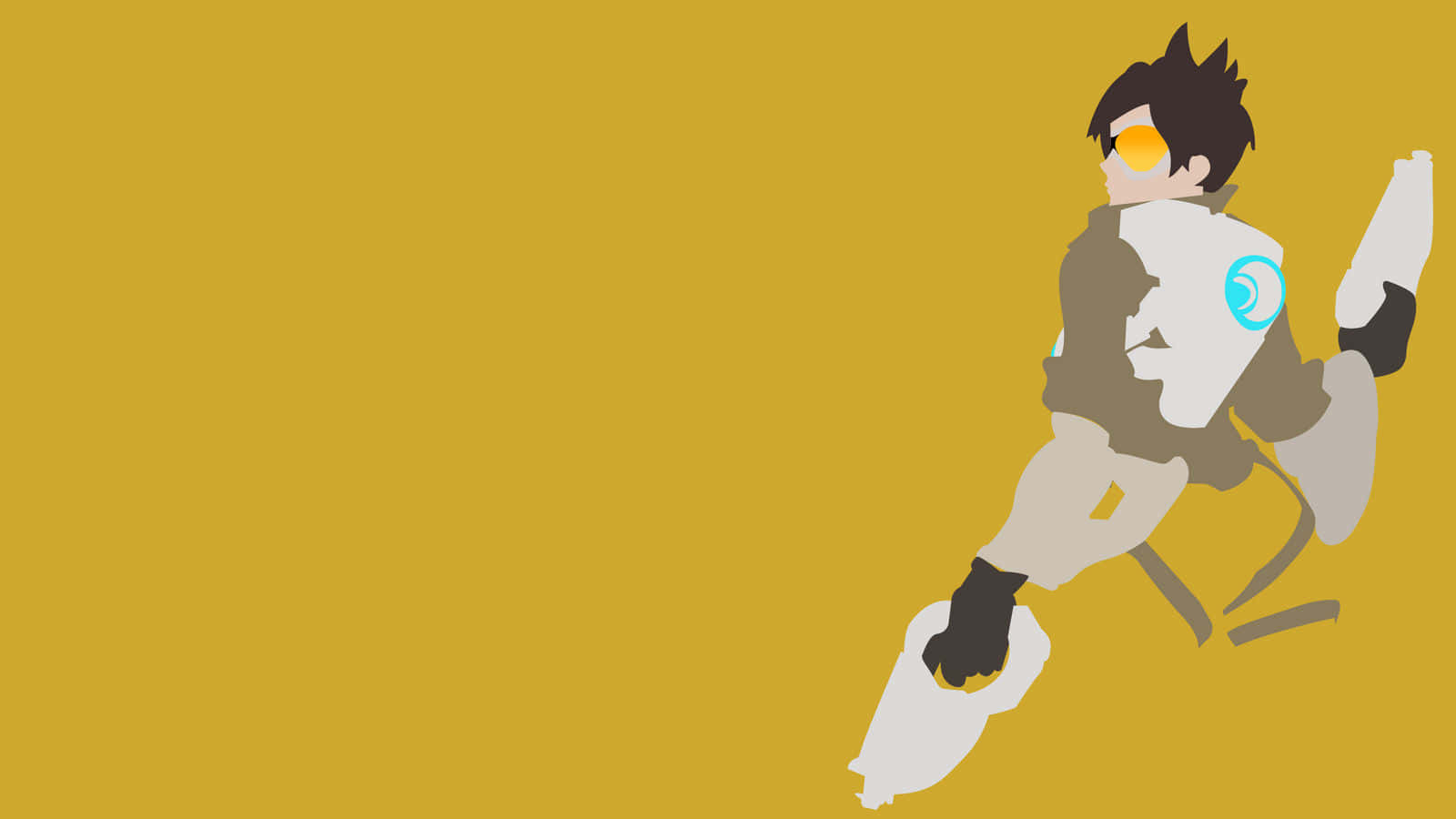 Overwatch, minimalist, white and gray suit, HD Desktop Wallpaper