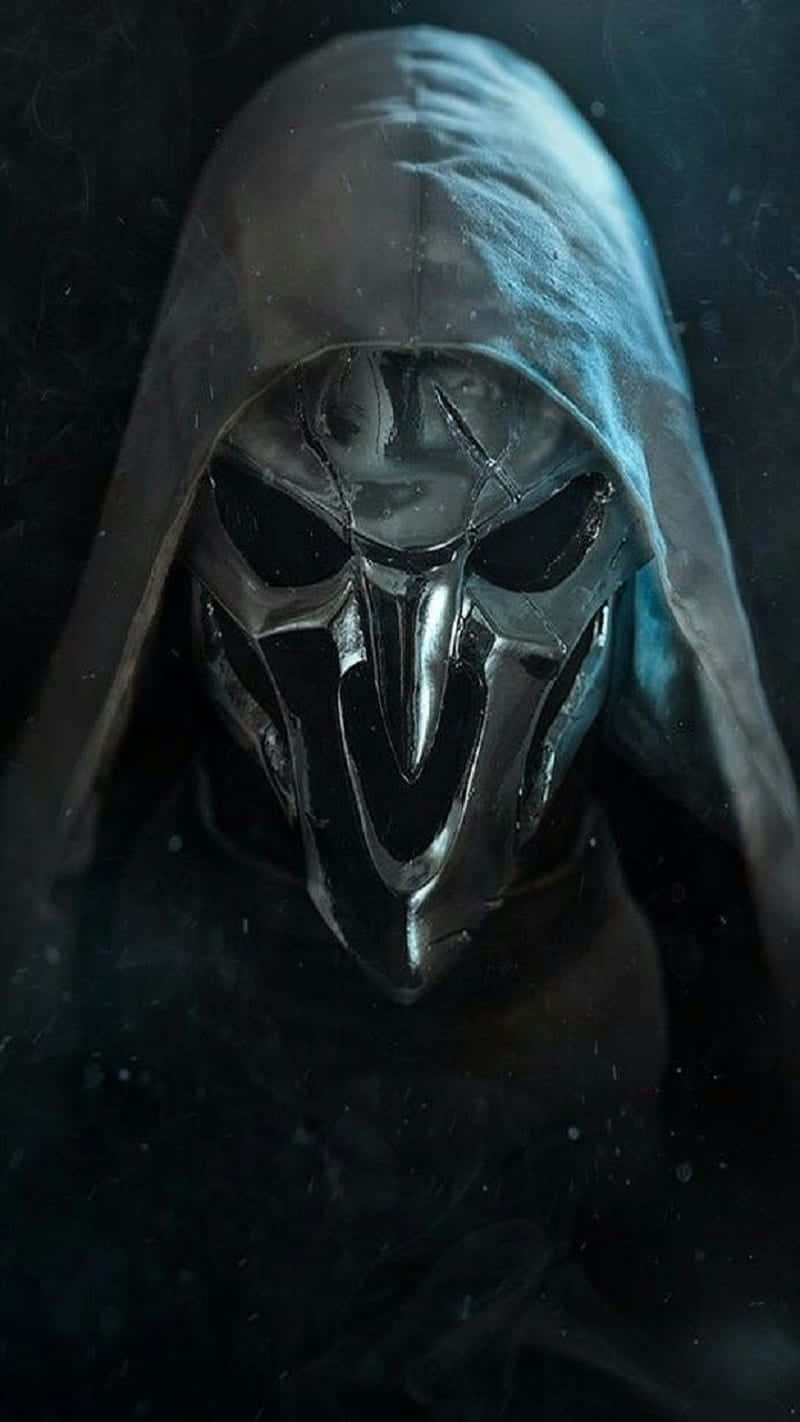 Overwatch Reaper, black, silver, HD Phone Wallpaper