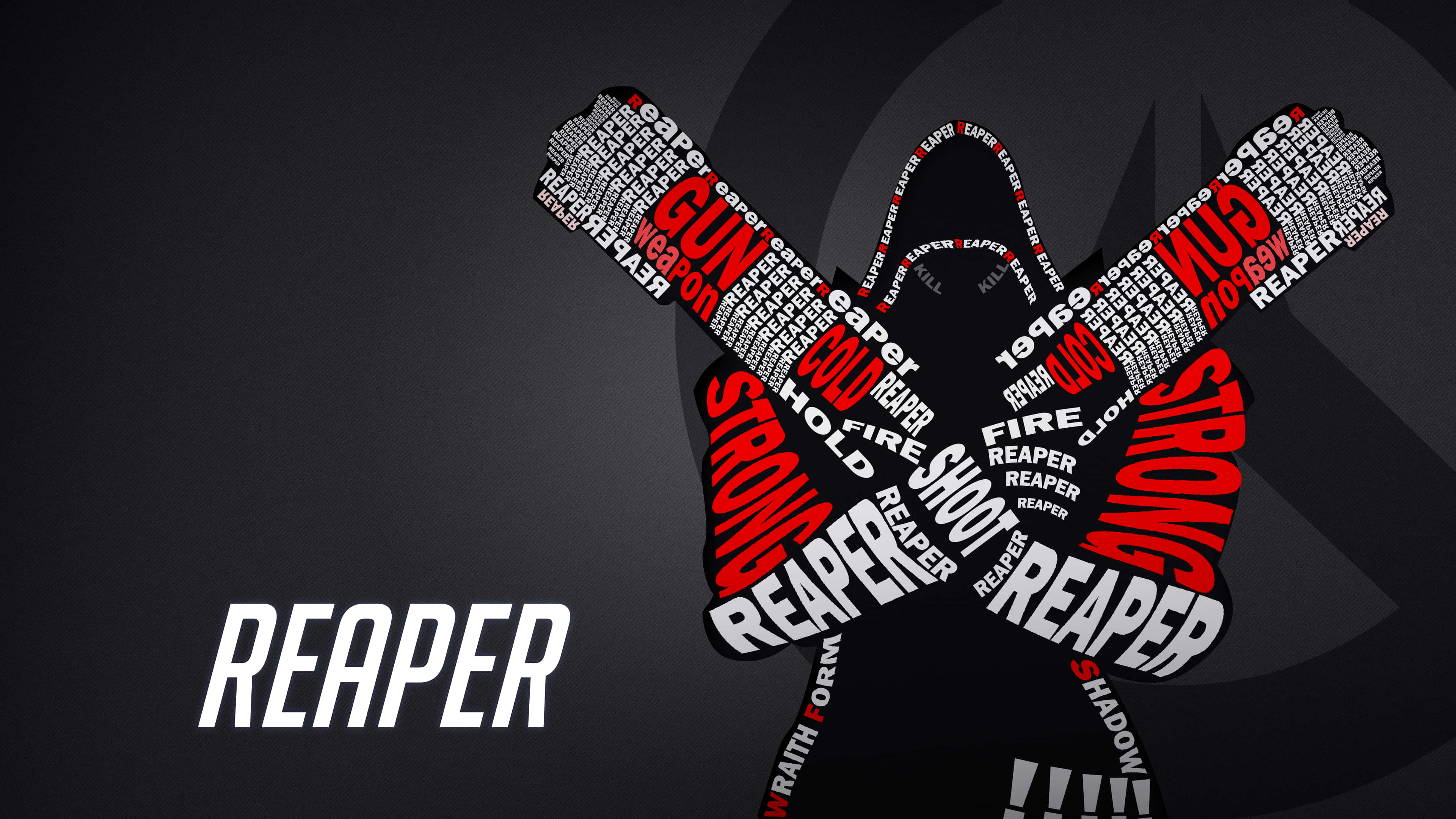Overwatch Reaper, reaper, gun, 4K Desktop Wallpaper