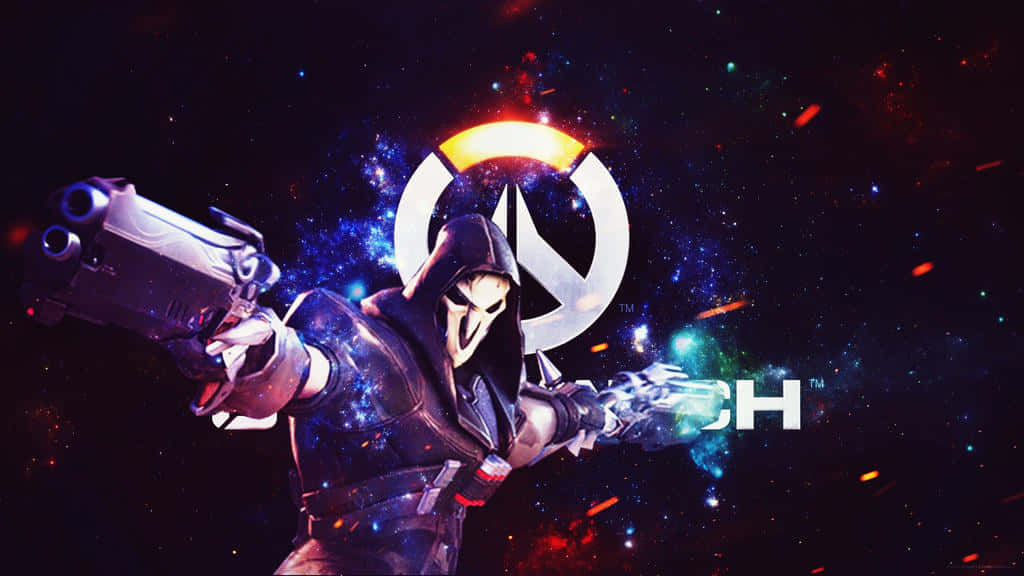 Overwatch Reaper, Reaper, dual pistols, SD Desktop Wallpaper