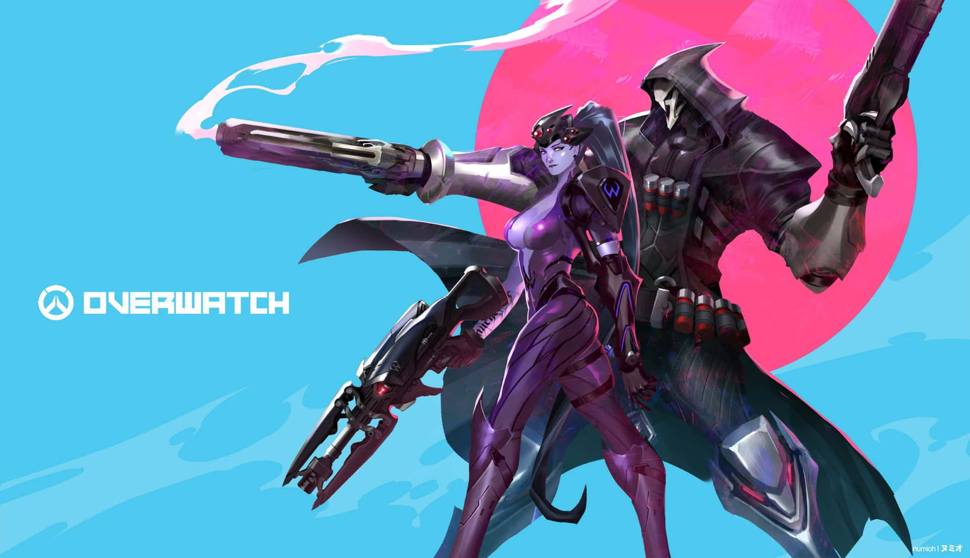 Overwatch Reaper, Overwatch, futuristic armor, Full HD Desktop Wallpaper