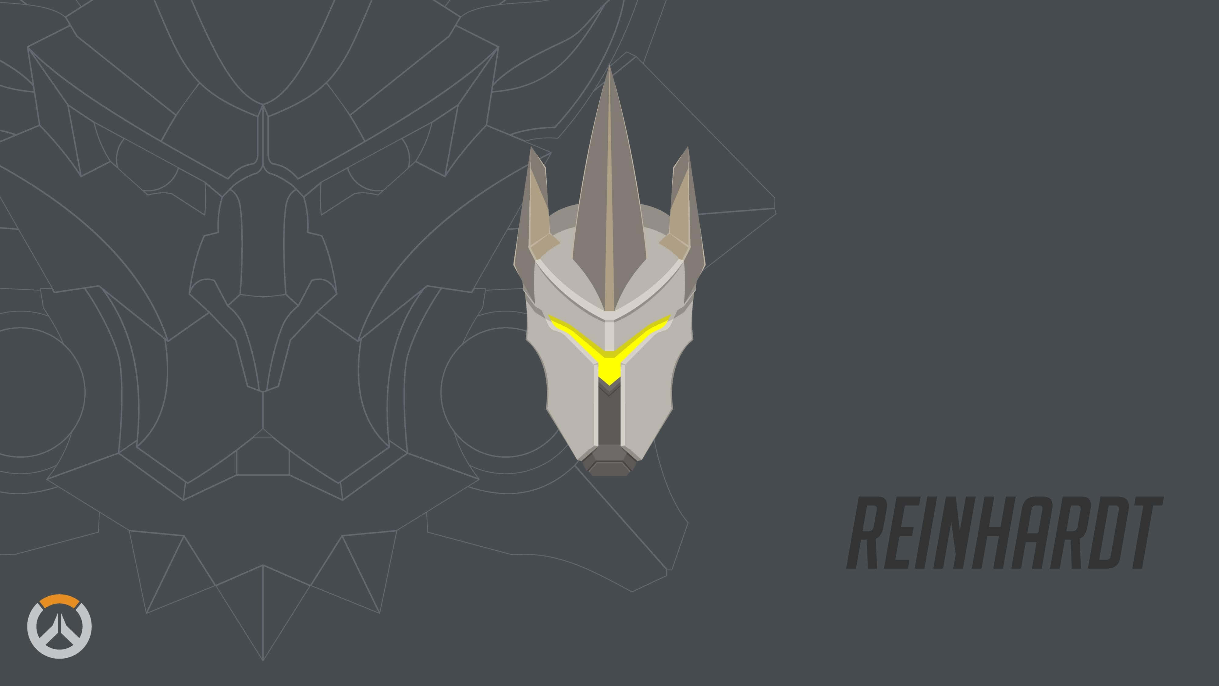 Overwatch Reinhardt, Reinhardt, helmet, 4K Desktop Wallpaper