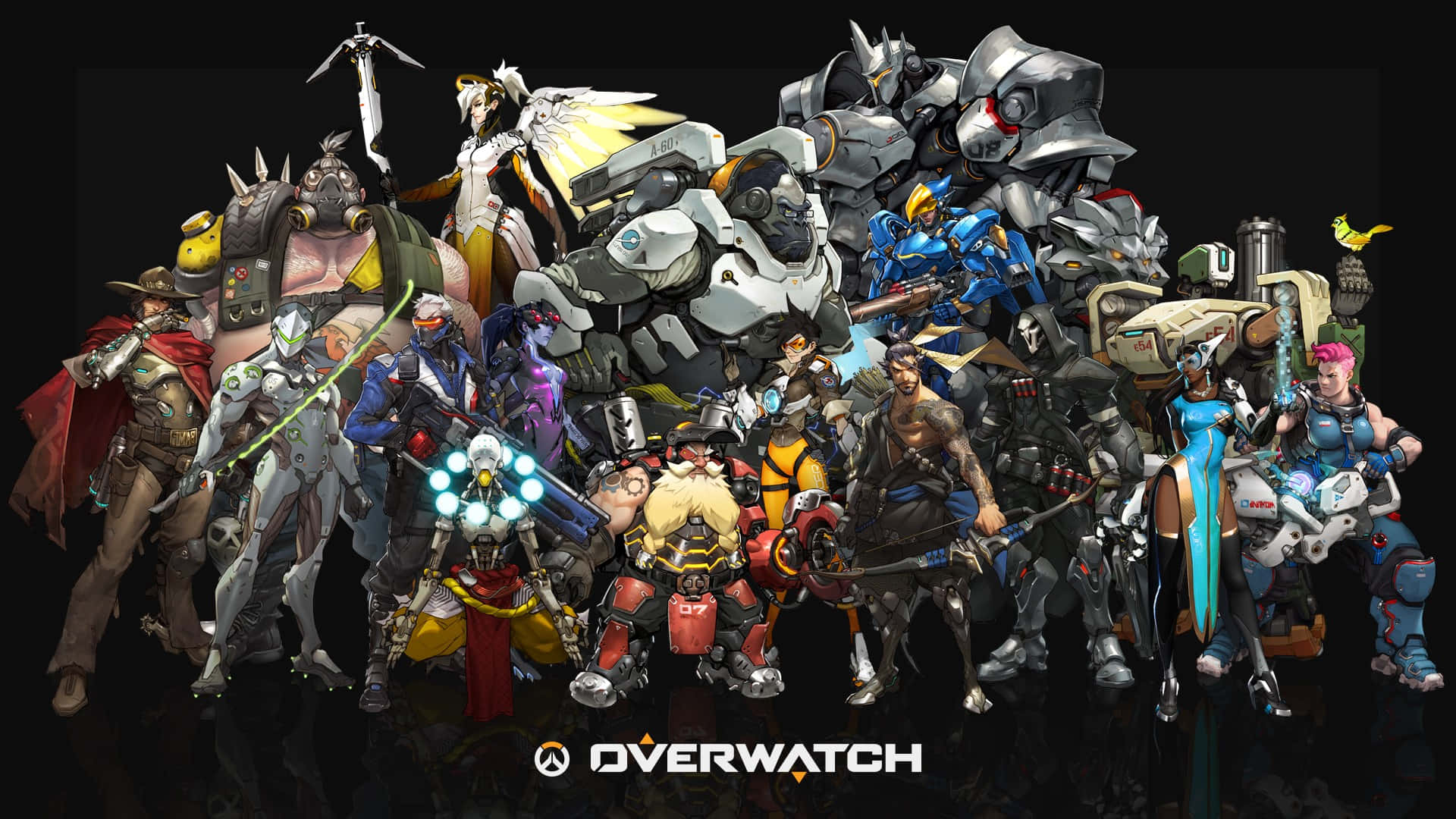 Overwatch, Roadhog, hero, Full HD Desktop Wallpaper