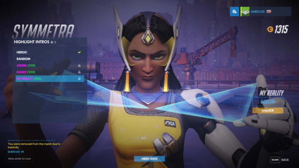 Symmetra, Overwatch, futuristic cityscape, SD Desktop Wallpaper