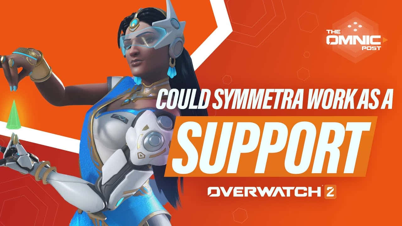 Symmetra, Overwatch 2, blue and white support outfit, HD Desktop Wallpaper
