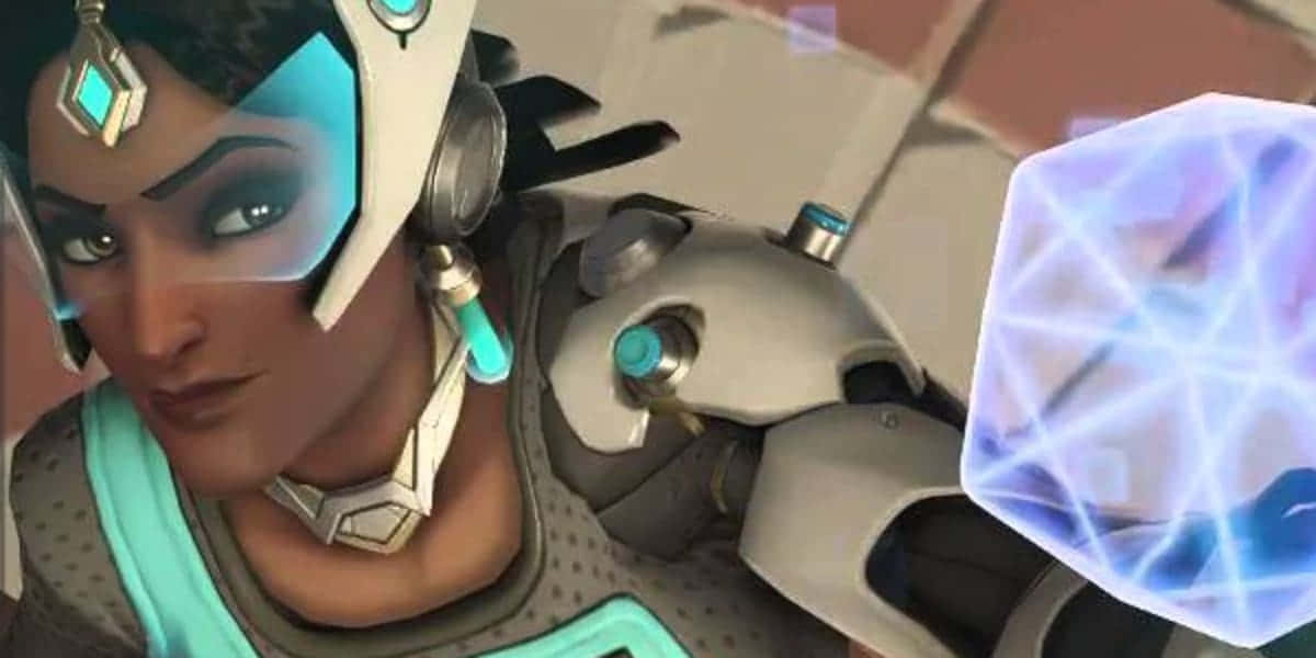 Overwatch, Symmetra, futuristic armor, SD Desktop Wallpaper