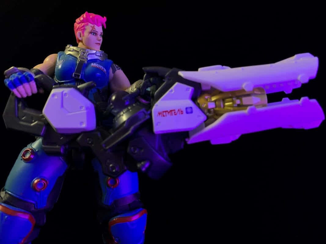 Overwatch Zarya, Zarya, pink hair, SD Desktop Wallpaper