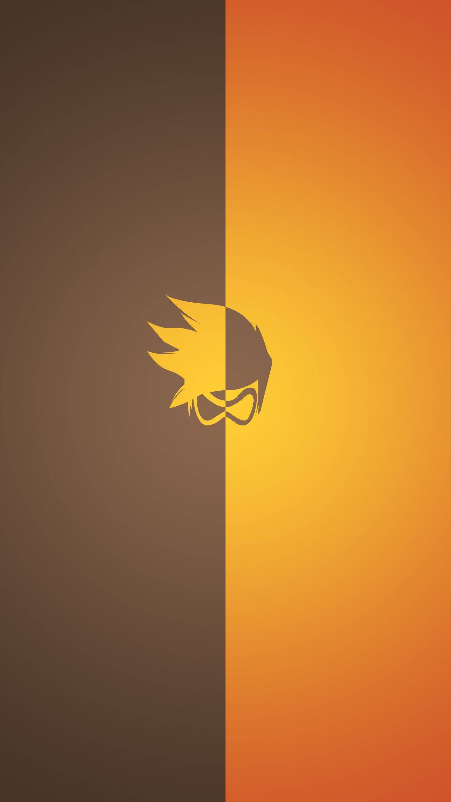 Overwatch, brown, orange, 2K Phone Wallpaper