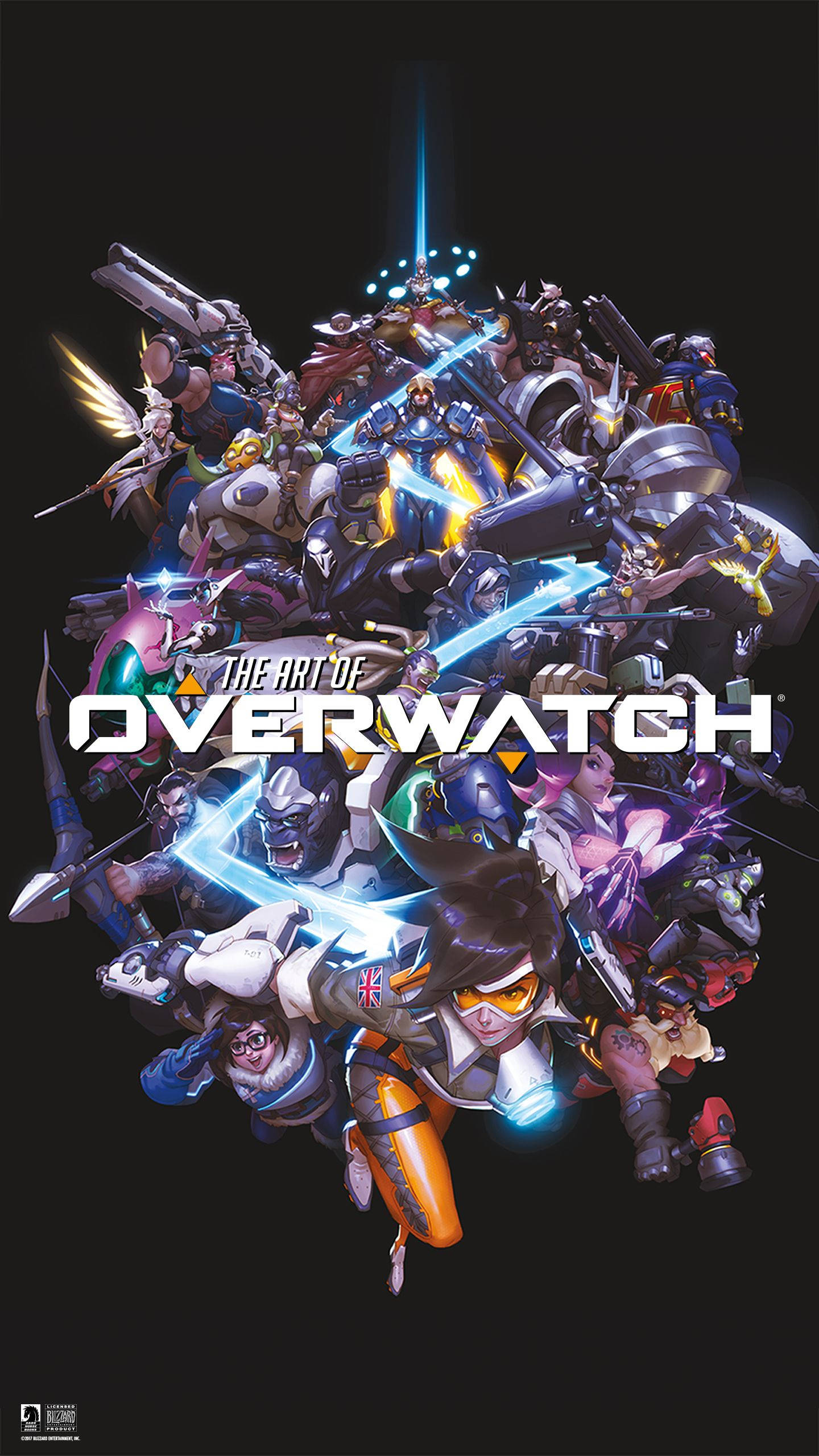 Overwatch, heroes, glowing weapons, 2K Phone Wallpaper