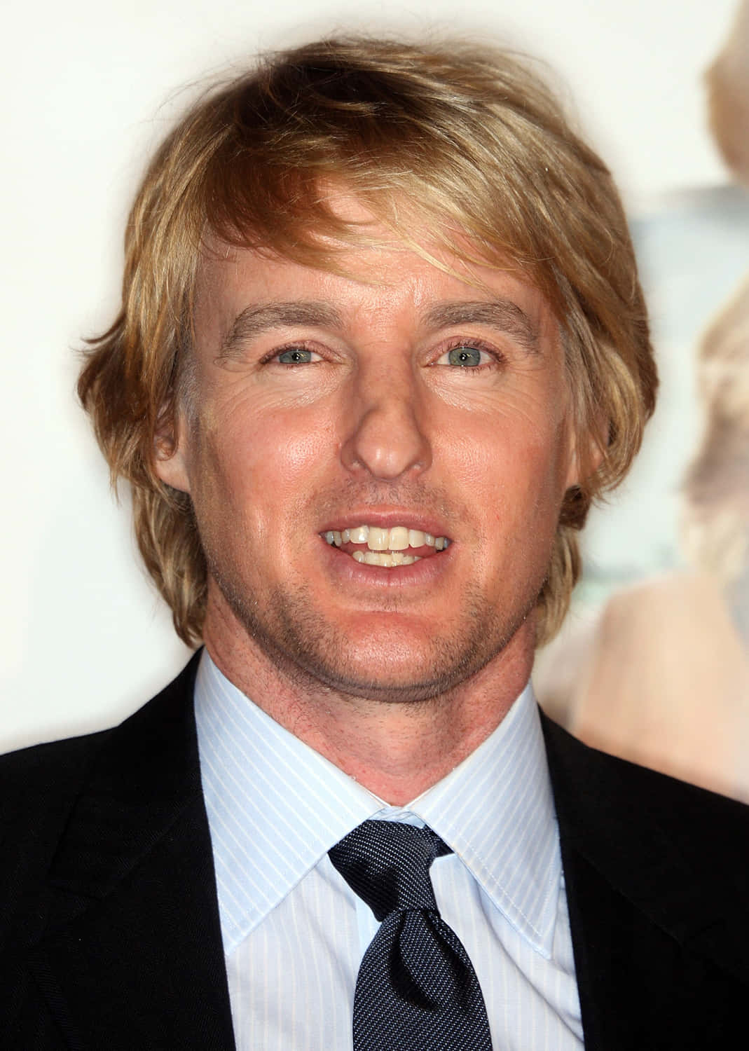 Owen Wilson, black suit, striped shirt, HD Phone Wallpaper