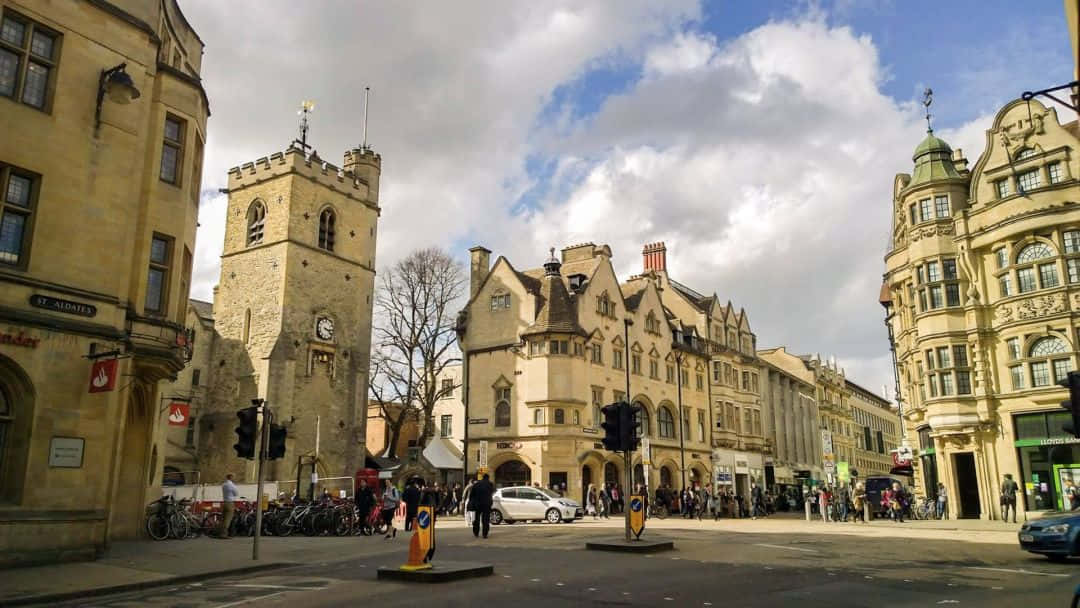 Oxford, United Kingdom, sunrise, SD Desktop Wallpaper