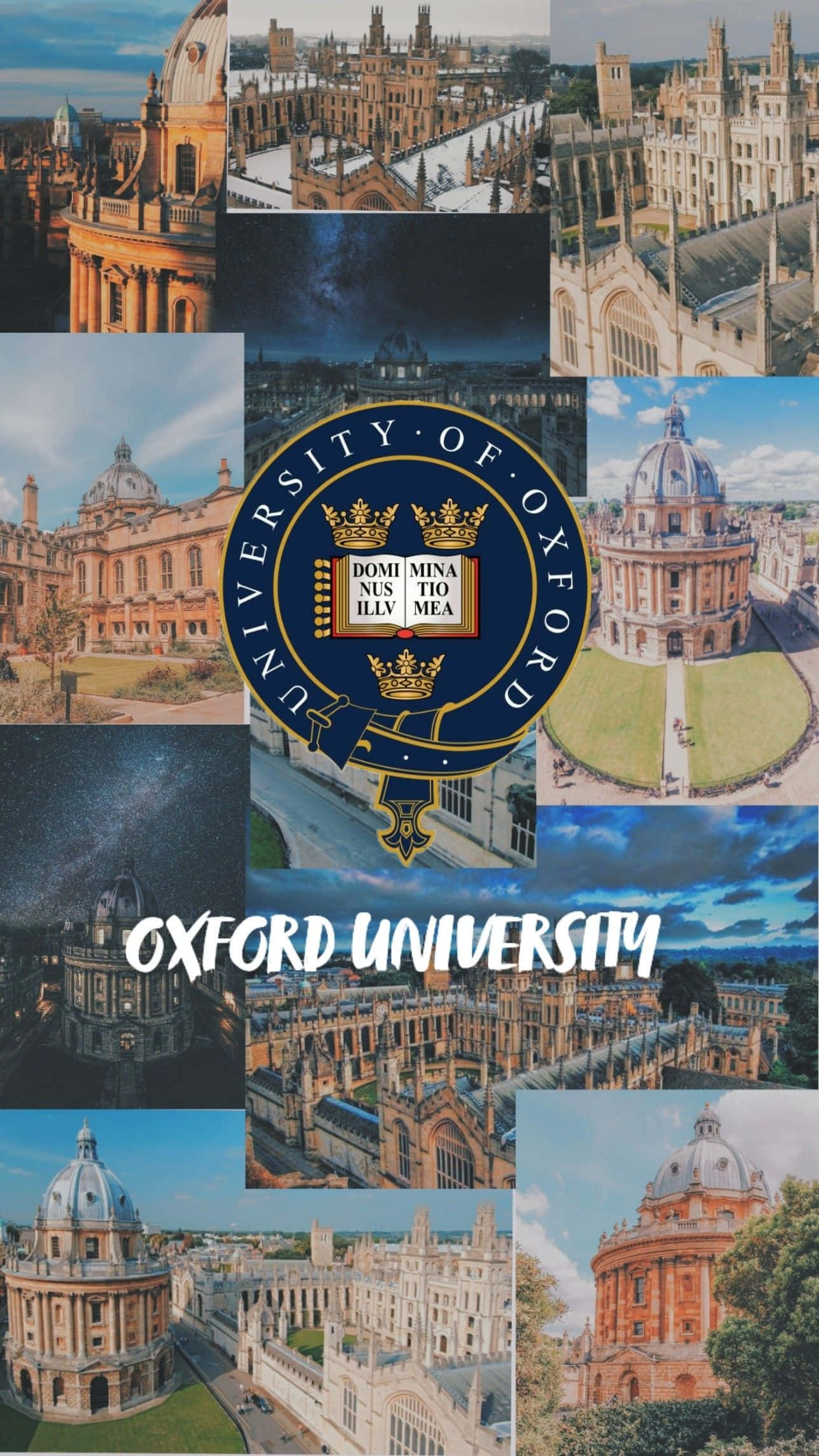 Oxford University, historic buildings, varying skies, Full HD Phone Wallpaper