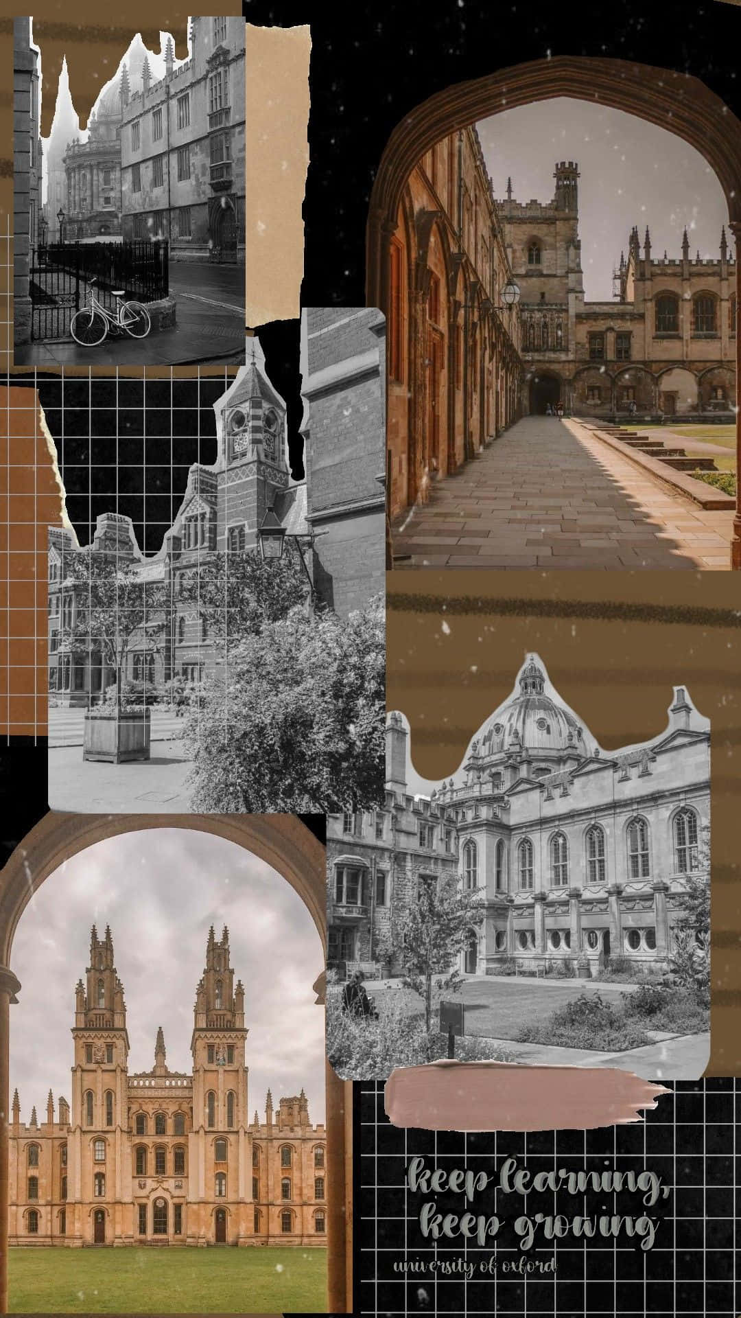 Oxford University, arched gateways, historic buildings, Full HD Phone Wallpaper