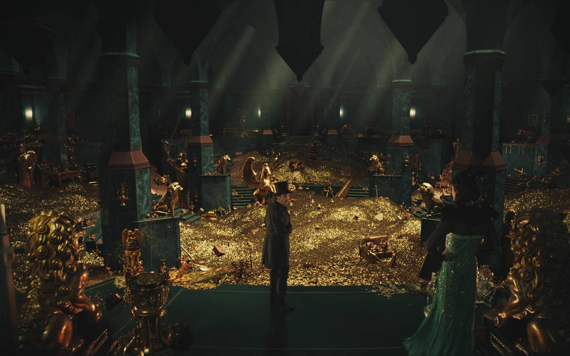 Oz The Great And Powerful, treasure room, top hat, Full HD Desktop Wallpaper