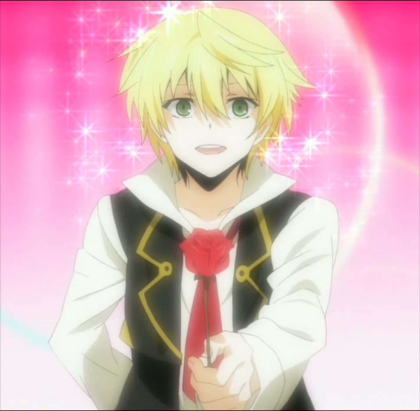 Oz Vessalius, blonde hair, green eyes, HD Desktop Wallpaper