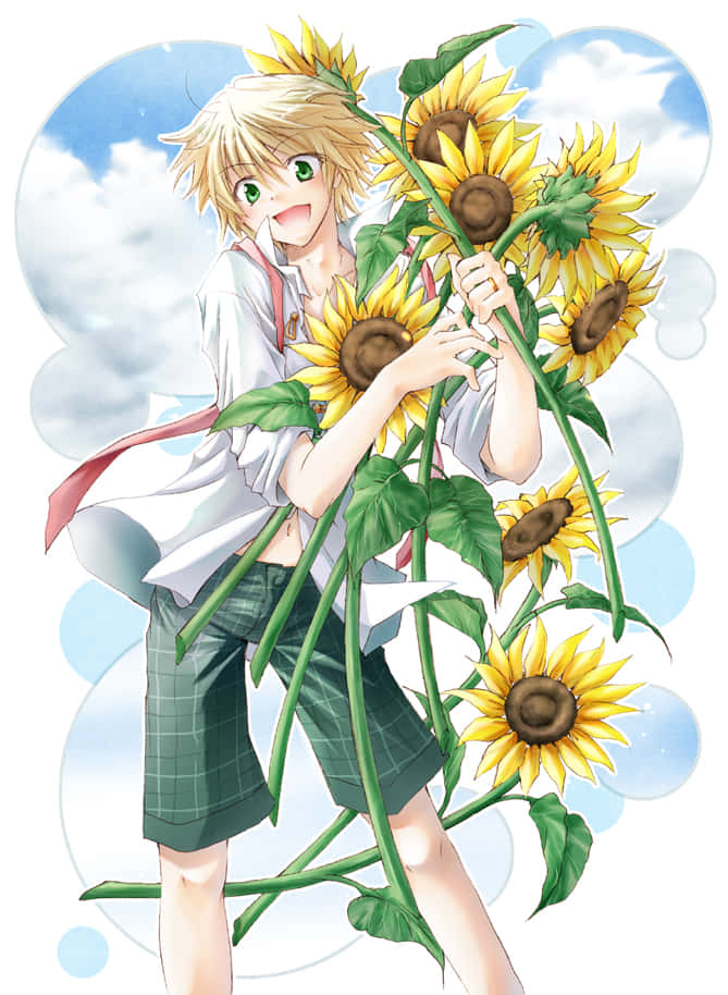 Oz Vessalius, blonde hair, green eyes, SD Phone Wallpaper