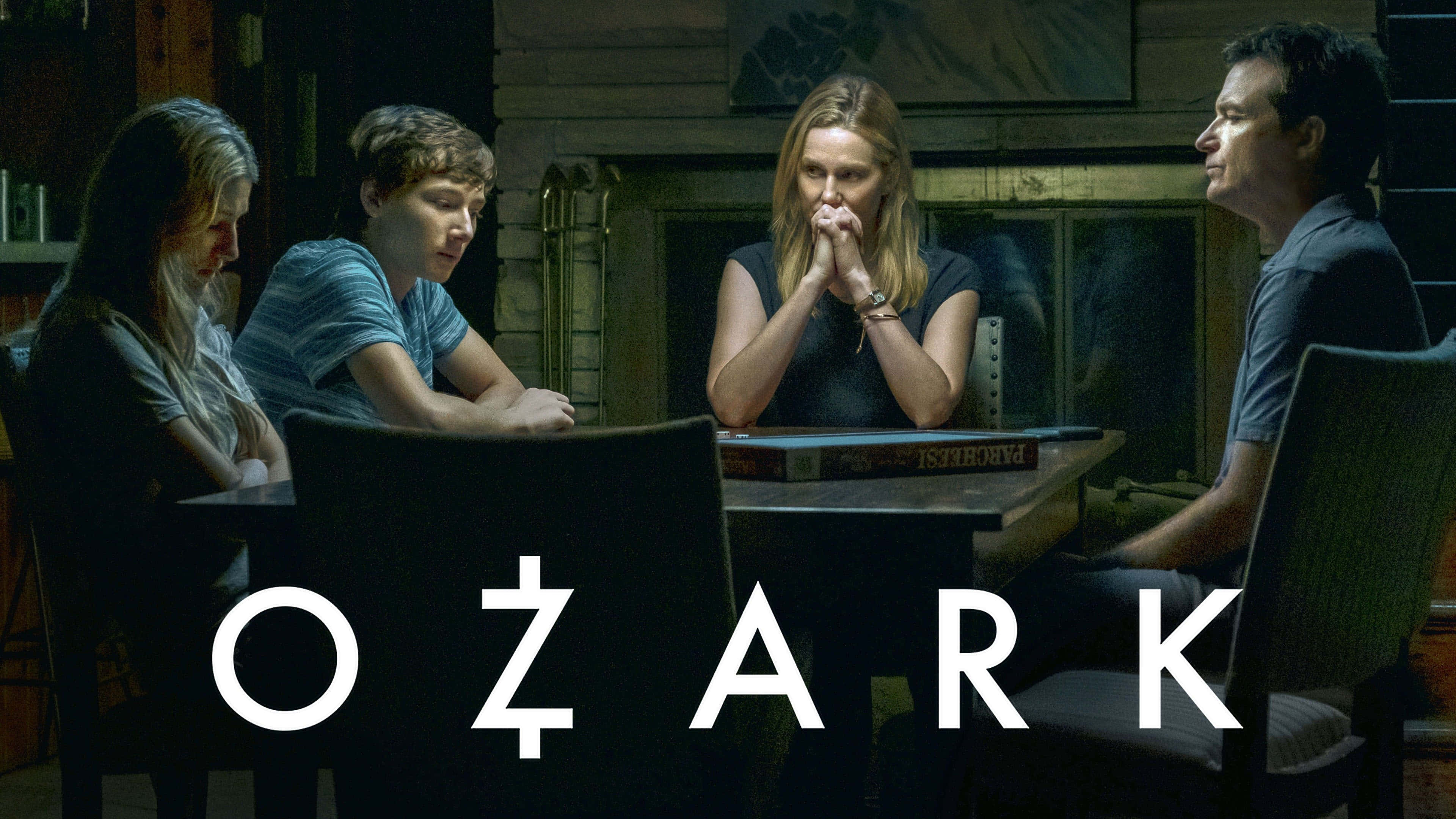Ozark, dimly lit wooden table, rustic cabin, 4K Desktop Wallpaper