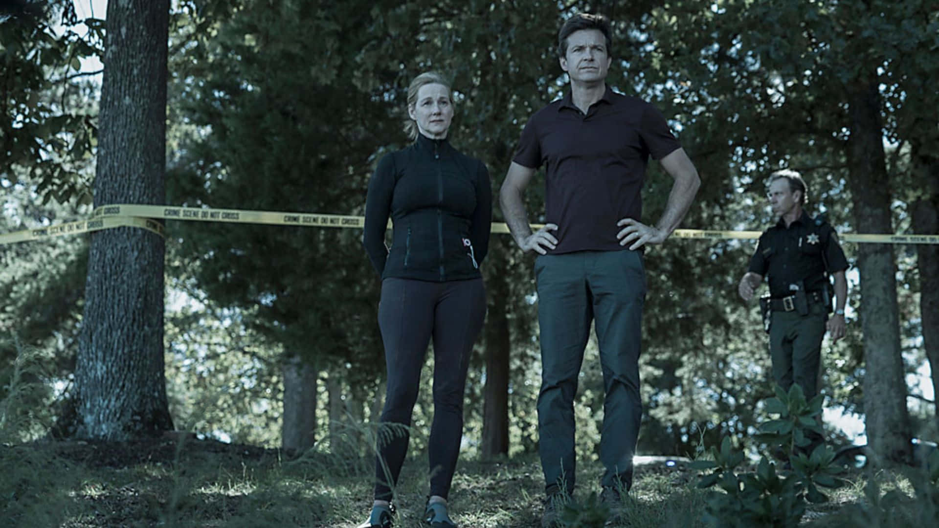 Ozark, crime scene investigation, wooded area, Full HD Desktop Wallpaper