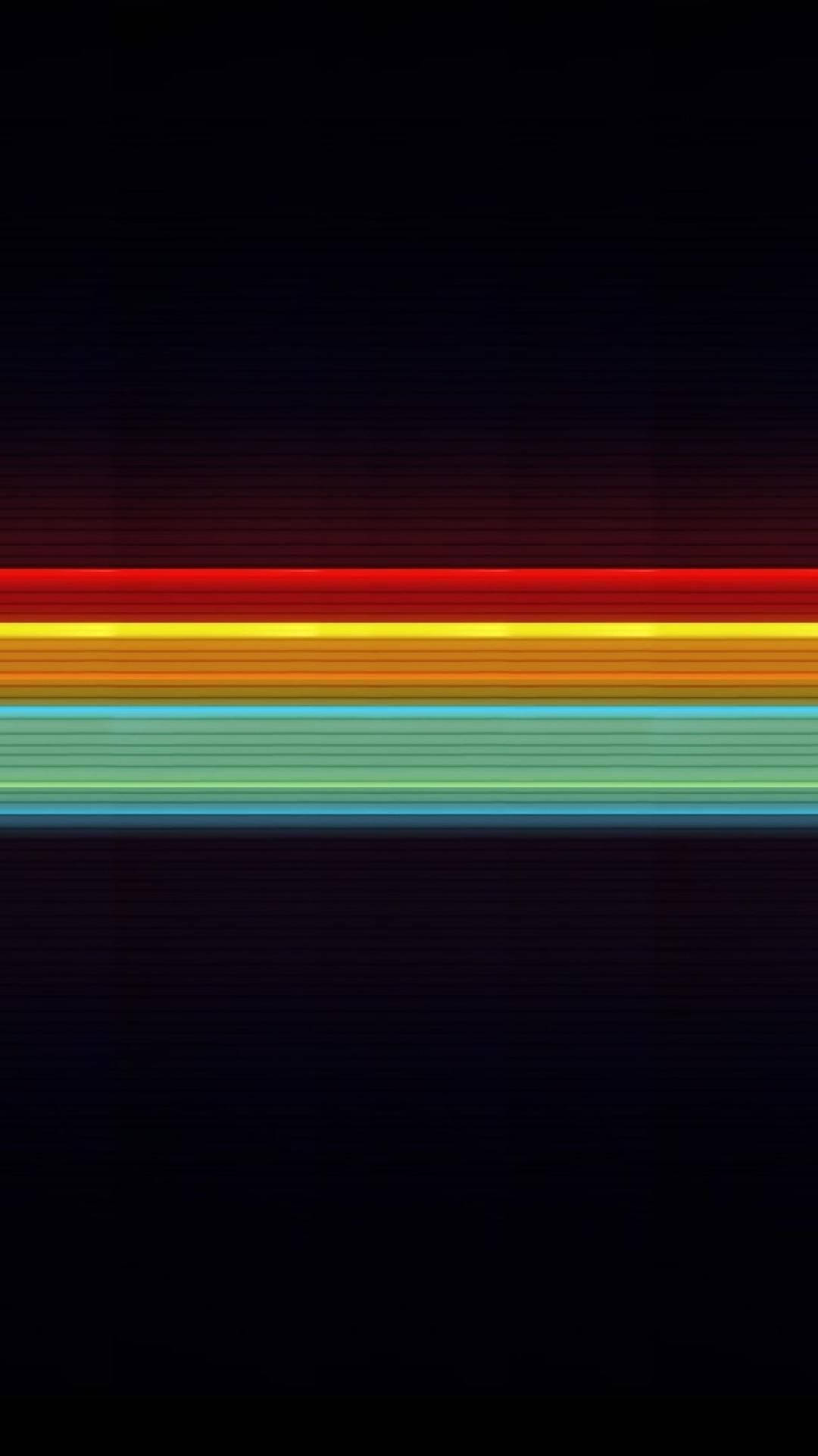 Pac Man, ghosts, rainbow stripes, Full HD Phone Wallpaper