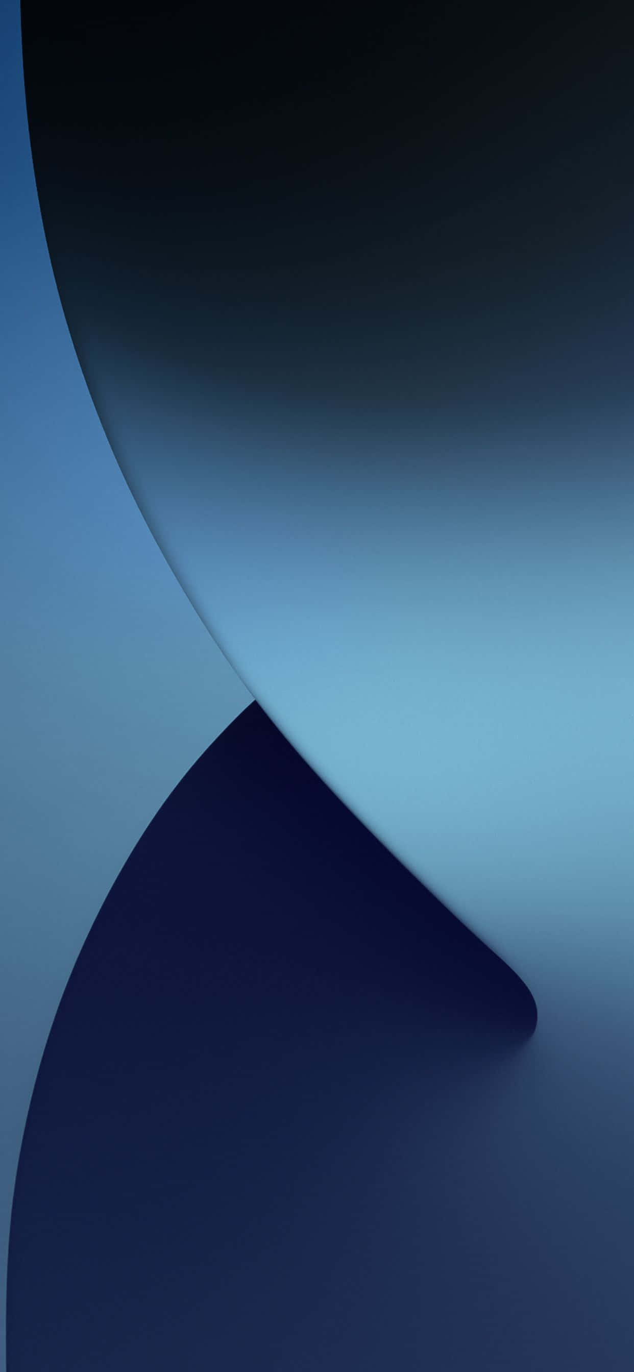 Pacific Blue, abstract gradient, deep navy, 2K Phone Wallpaper