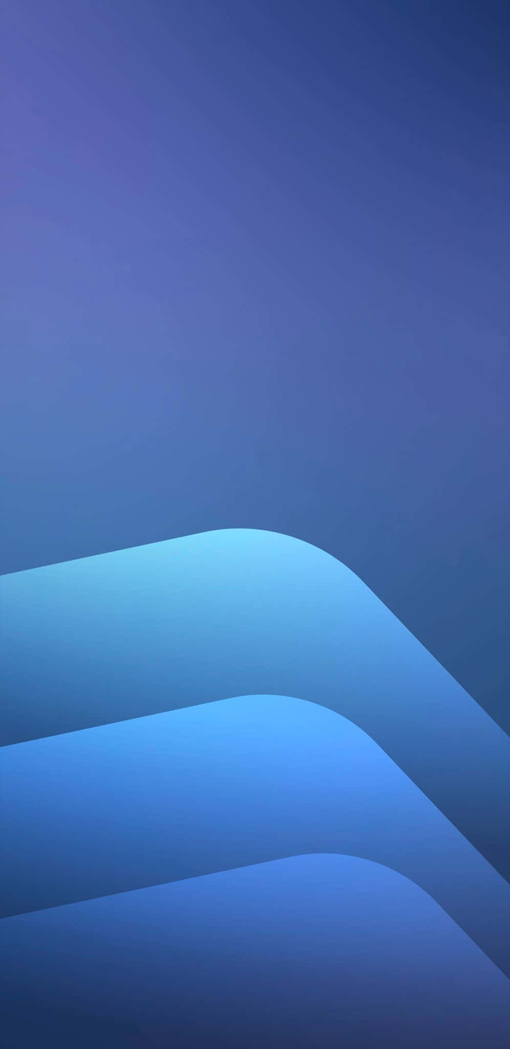 Pacific Blue, abstract waves, soft gradient blue, Full HD Phone Wallpaper