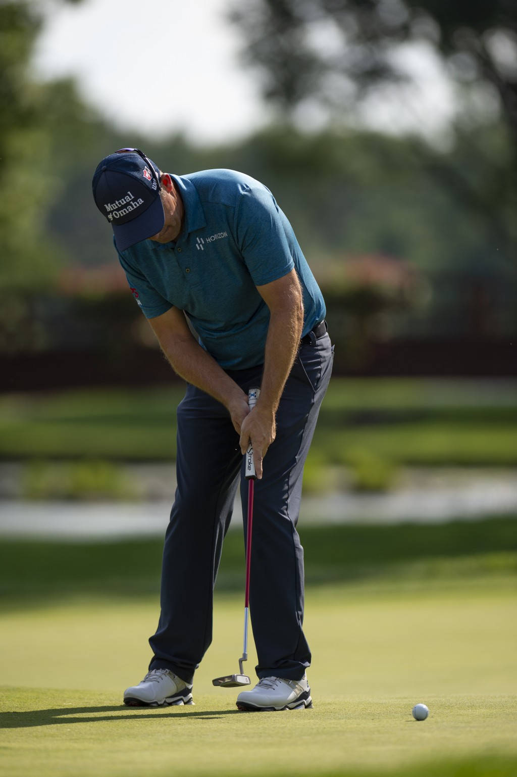 Padraig Harrington, blue shirt, cap, HD Phone Wallpaper