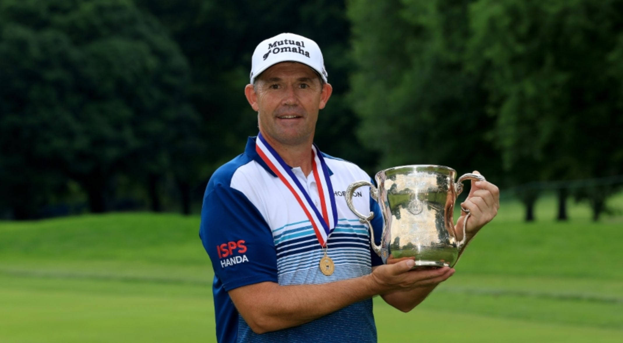 Padraig Harrington, trophy, gold medal, Full HD Desktop Wallpaper