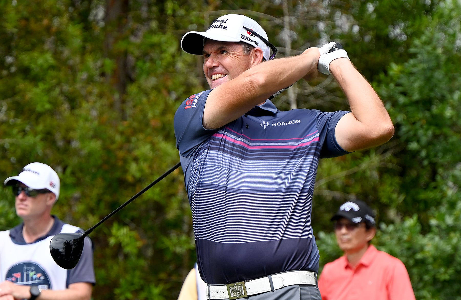Padraig Harrington, golf course, lush green trees, HD Desktop Wallpaper