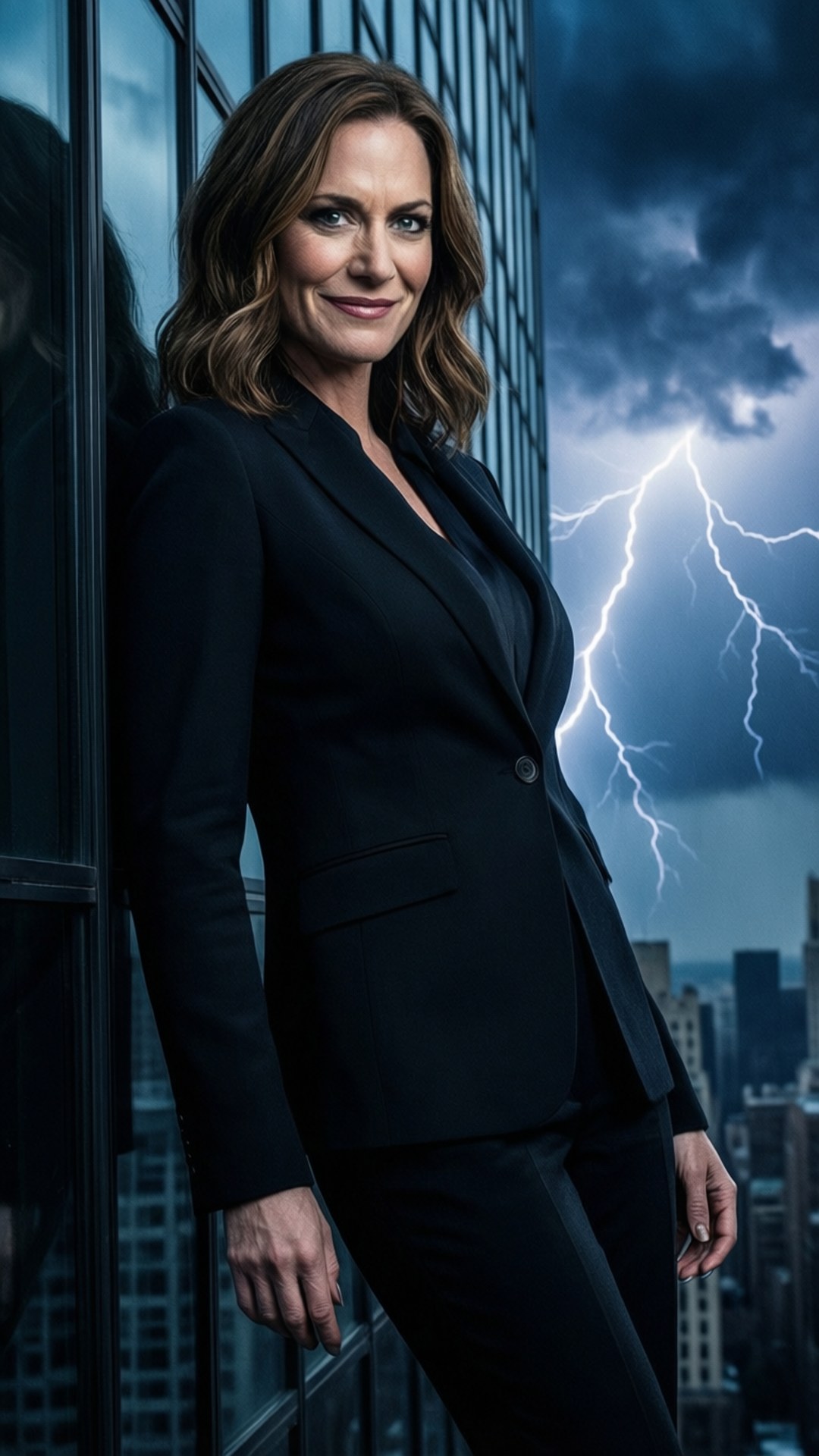 Paget Brewster, corporate villain, stylish antagonist, Full HD Phone Wallpaper